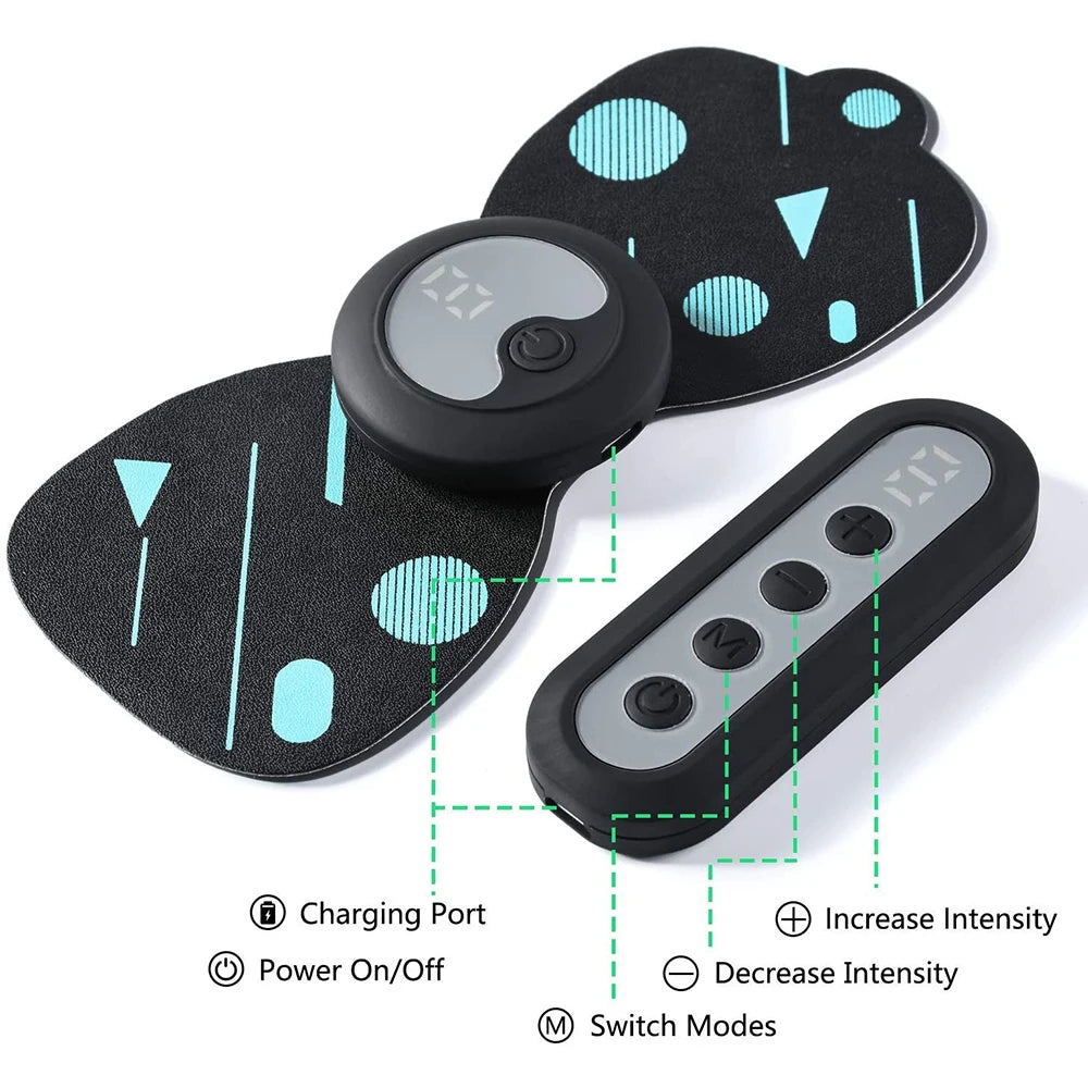 Wireless Remote Rechargeable Tens Massager