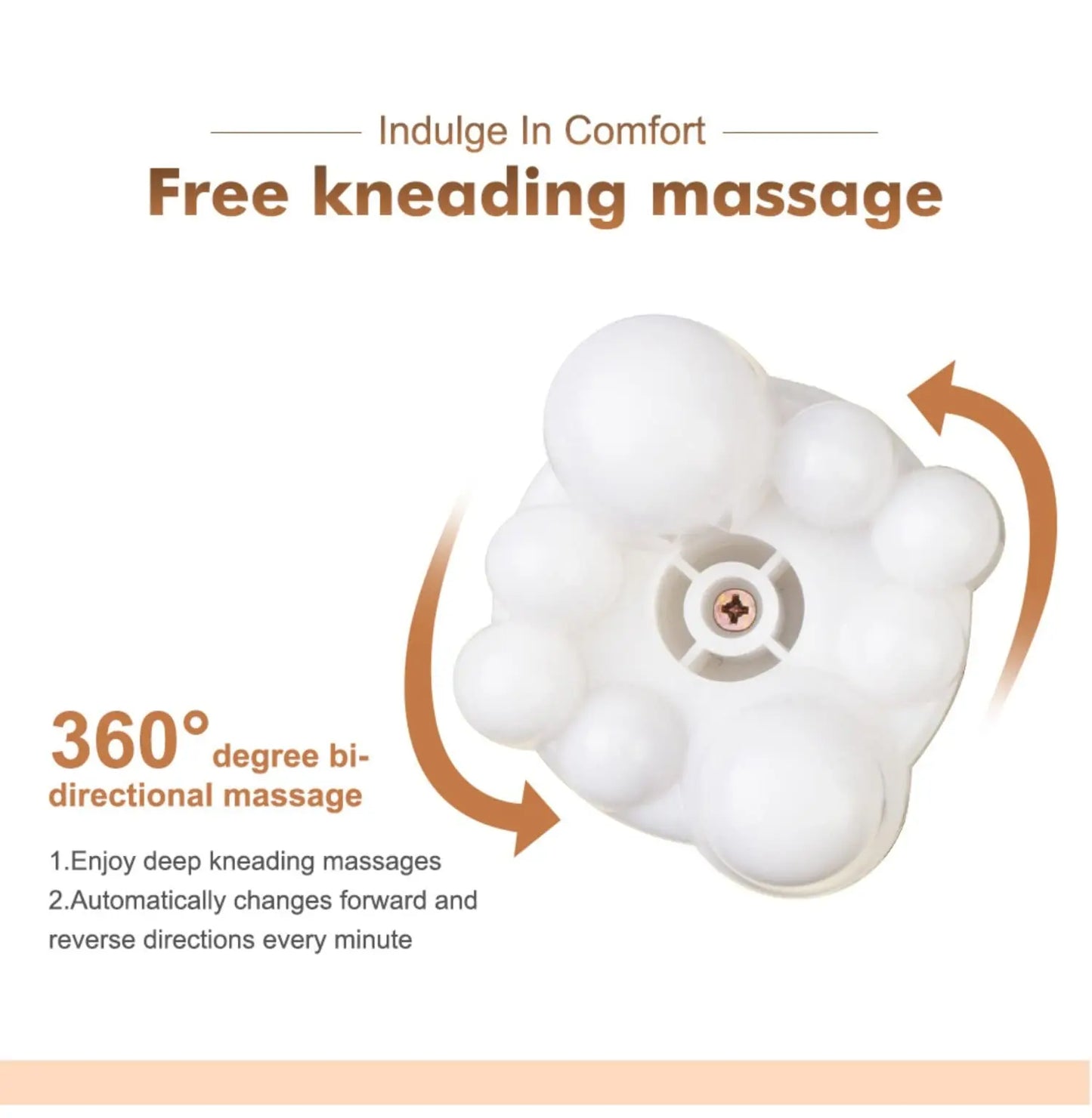 3D Kneading & Shiatsu Massager