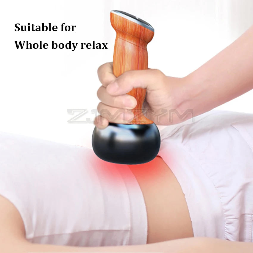 Electric Hot Stone GuaSha Massager