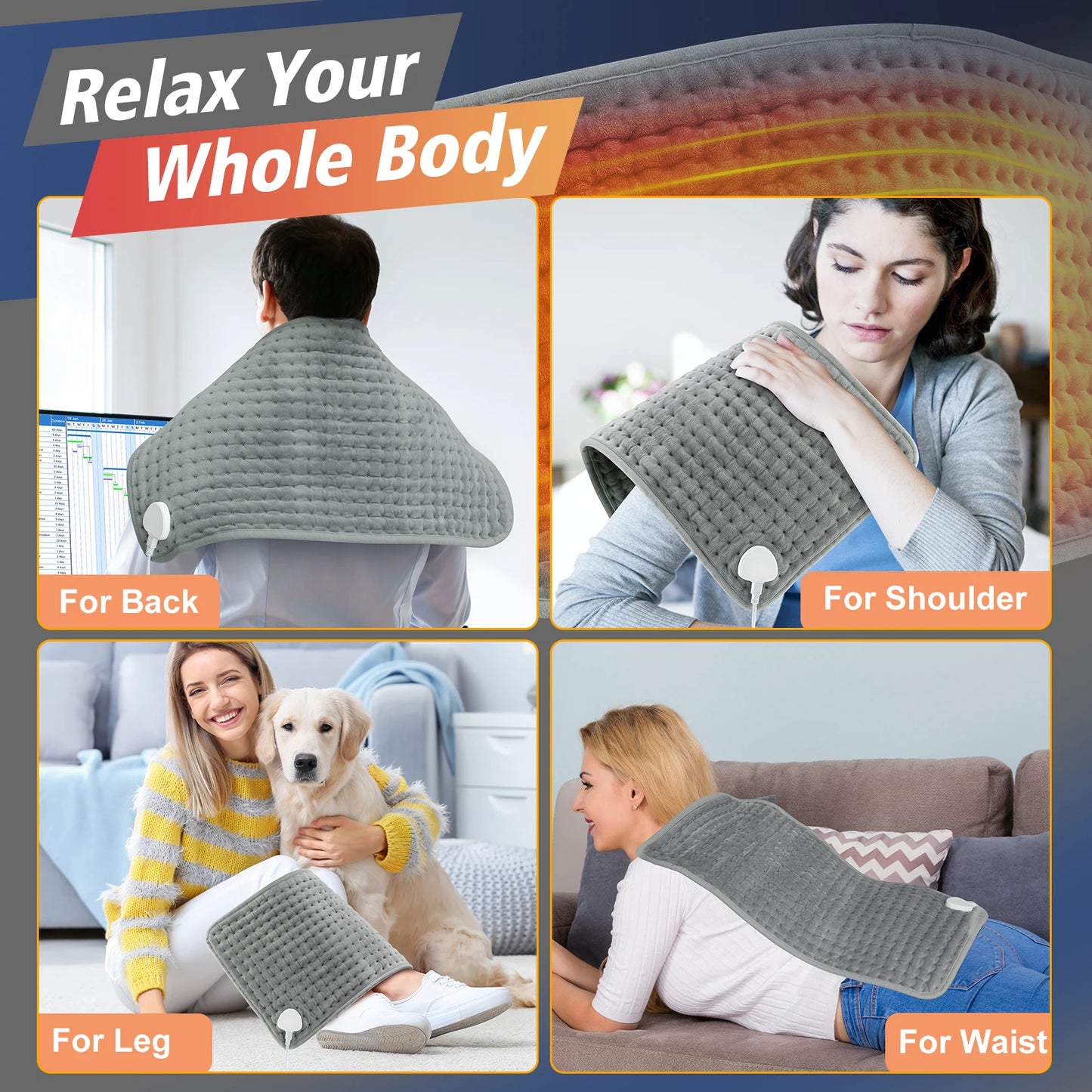 Electric Heating Pad Blanket