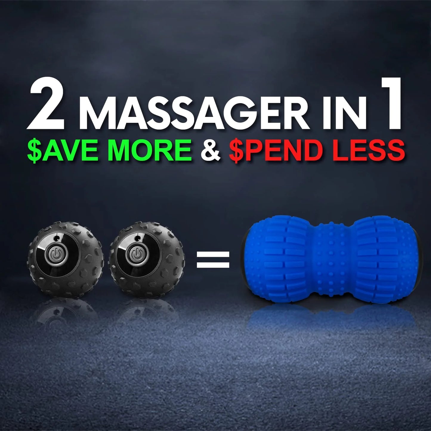 Vibration Peanut Massager Ball