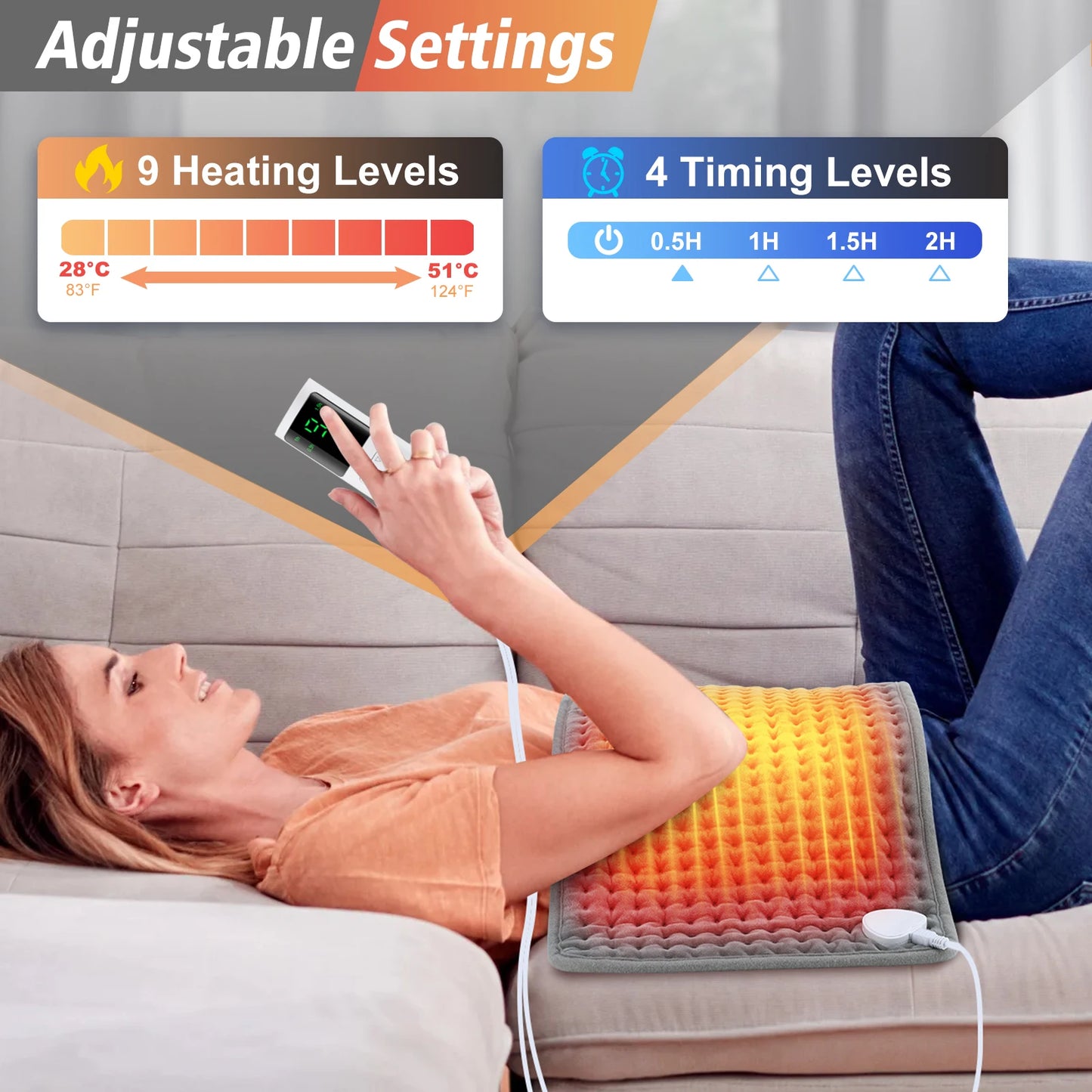 Electric Heating Pad Blanket