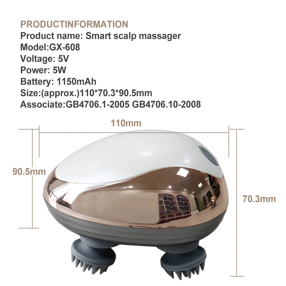 Professional Mini Smart Head Massager