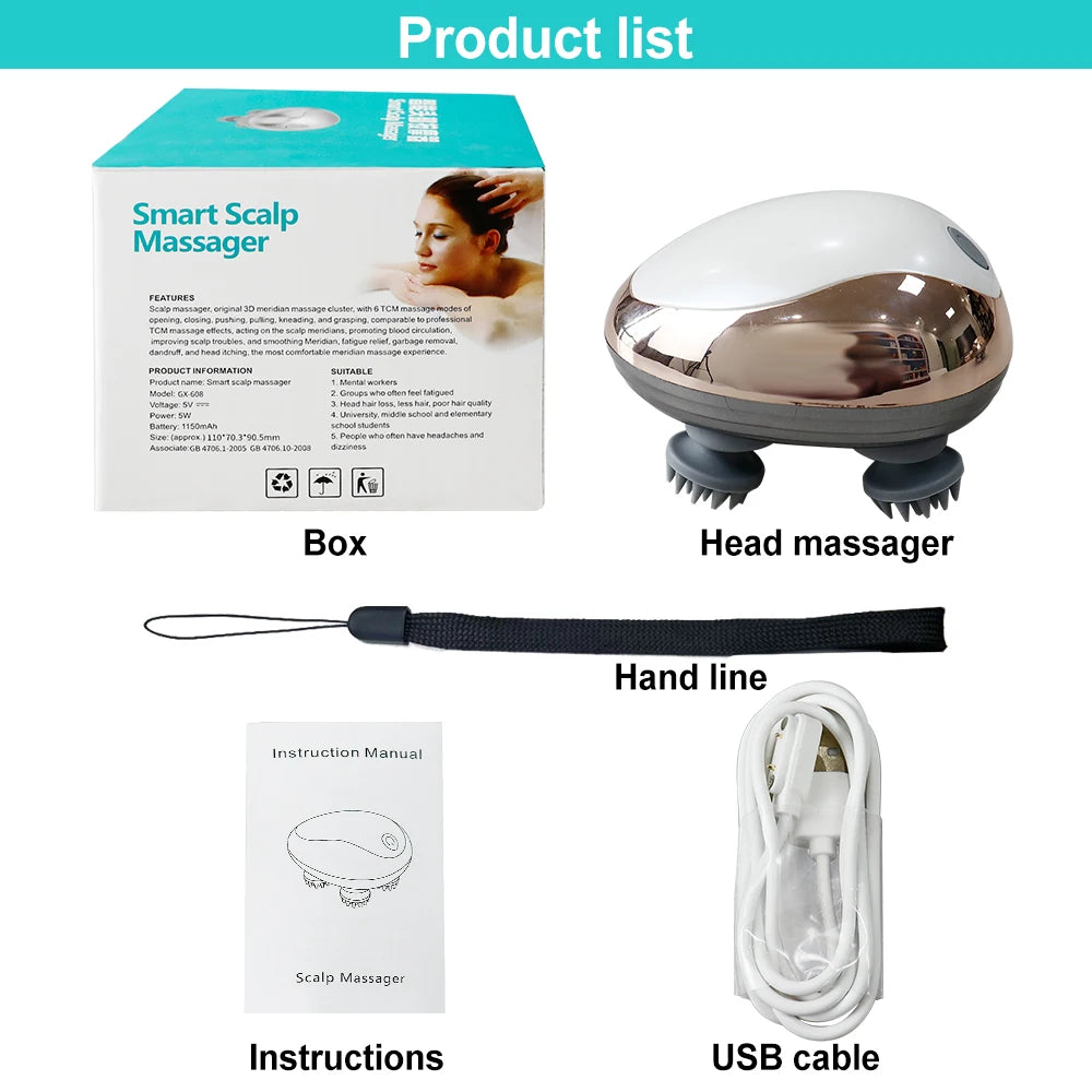 Professional Mini Smart Head Massager